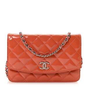 Chanel Patent Quilted Brilliant Wallet #224103C17B